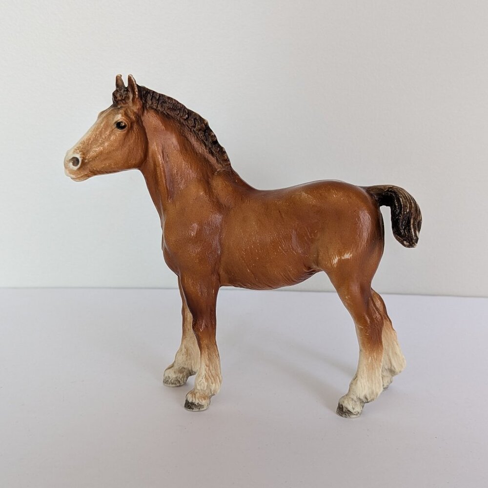 Vintage Breyer #84 Clydesdale Foal Model Horse